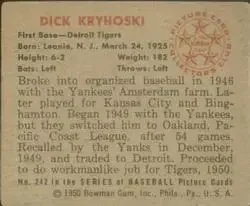 Back of Dick Kryhoski
