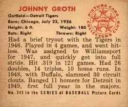 Back of Johnny Groth