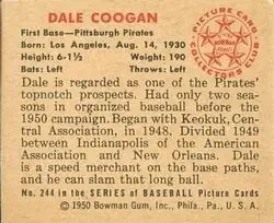 Back of Dale Coogan