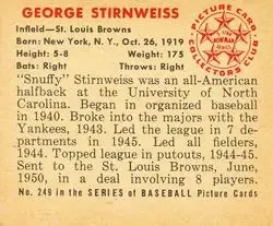 Back of George Stirnweiss