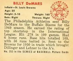 Back of Billy DeMars