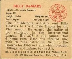 Back of Billy DeMars