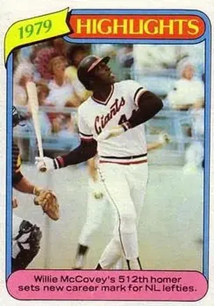 1980 Topps #2 Willie McCovey
