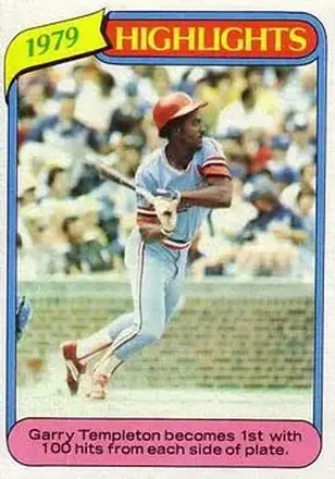1980 Topps #5 Garry Templeton
