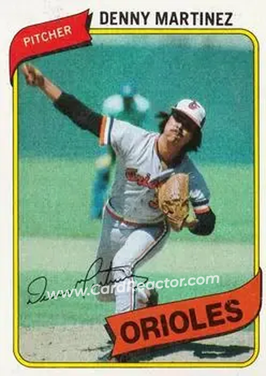 1980 Topps #10 - Denny Martinez - Baltimore Orioles