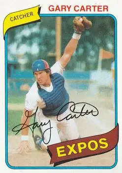 1980 Topps #70 - Gary Carter - Montreal Expos