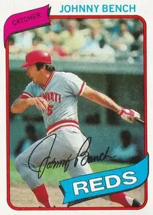 1980 Topps #100 Johnny Bench
