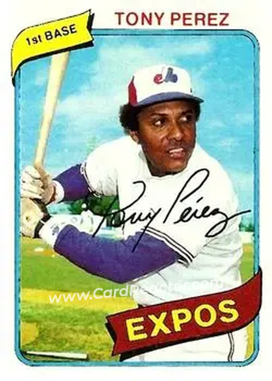 1980 Topps #125 - Tony Pérez - Montreal Expos
