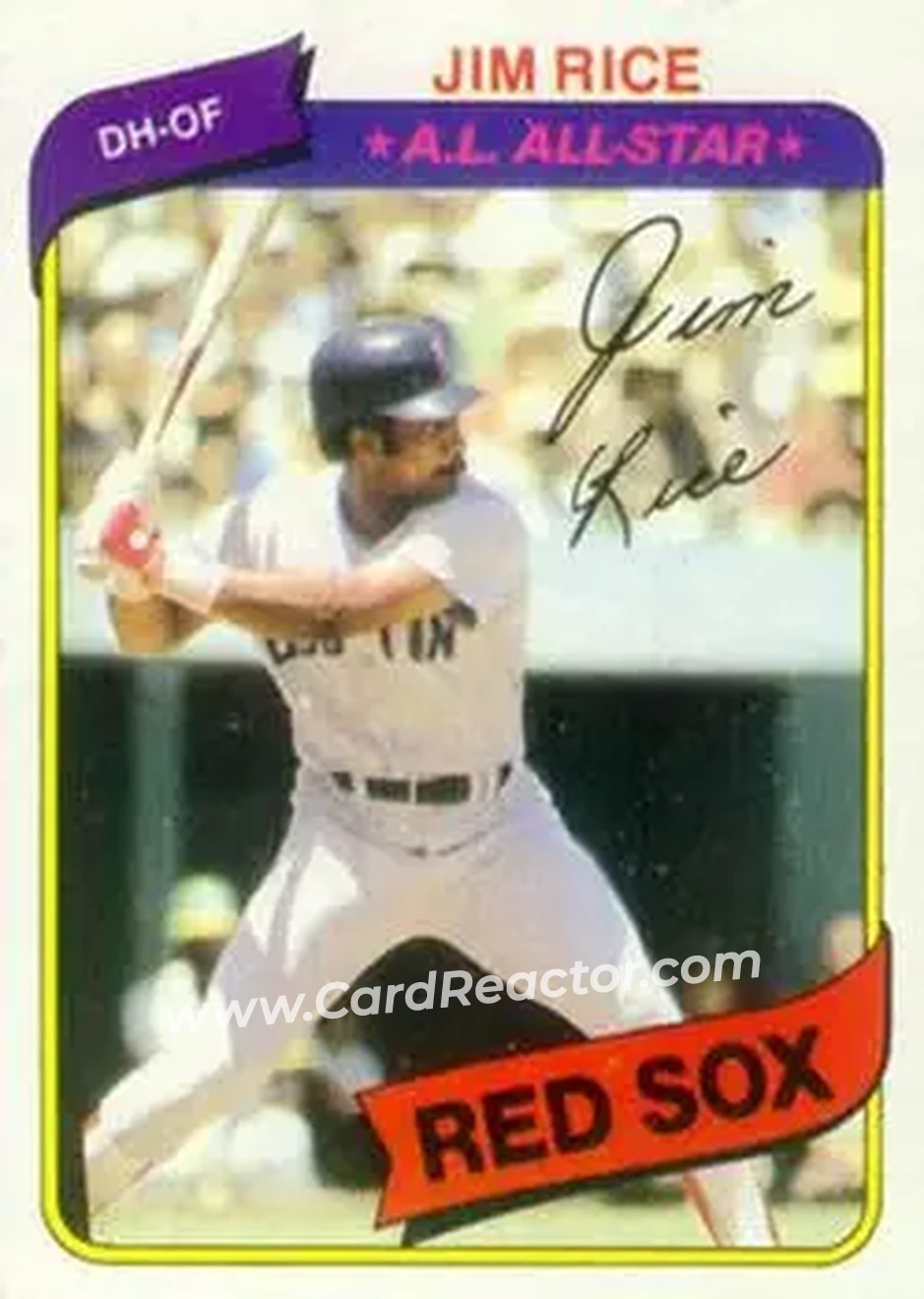 1980 Topps #200 - Jim Rice - Boston Red Sox
