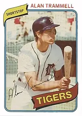 1980 Topps #232 - Alan Trammell - Detroit Tigers