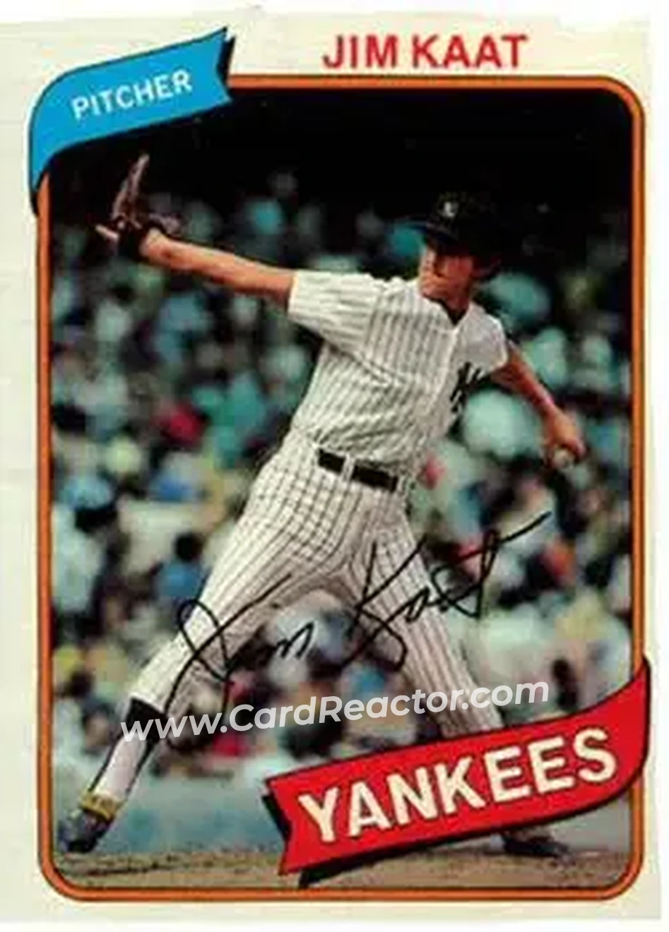 1980 Topps #250 - Jim Kaat - New York Yankees 1980 Topps #250 - Jim Kaat - New York Yankees