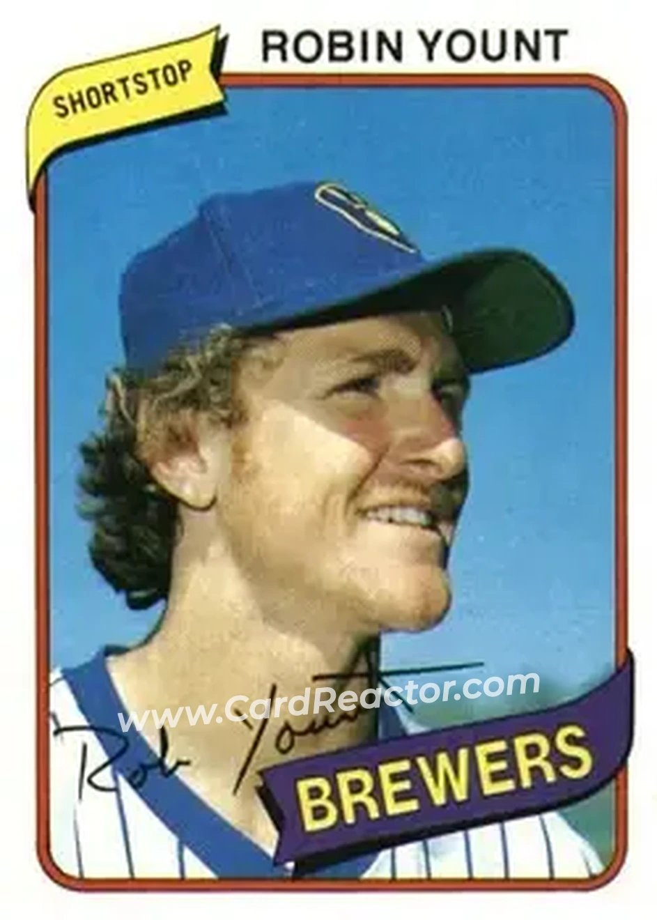 1980 Topps #265 - Robin Yount - Milwaukee Brewers