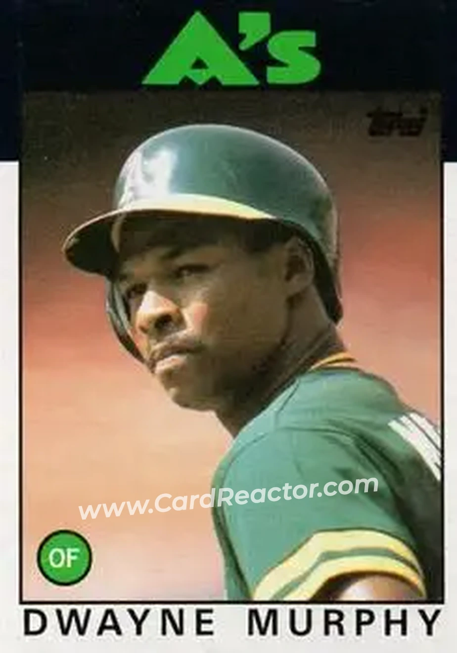 1986 Topps #8 Dwayne Murphy