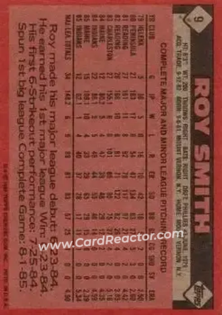 Back of Roy Smith