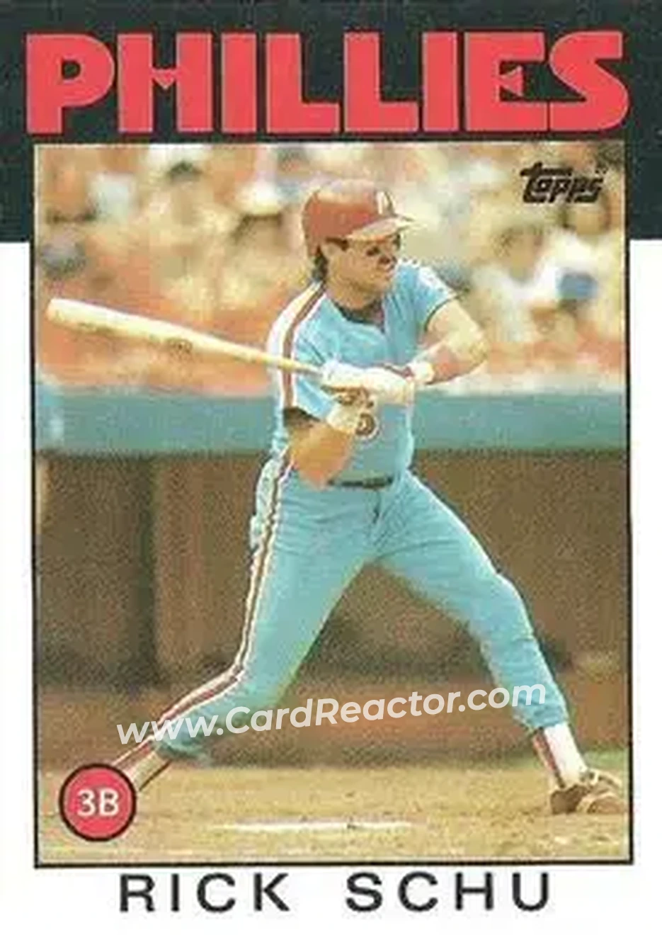 1986 Topps #16 Rick Schu