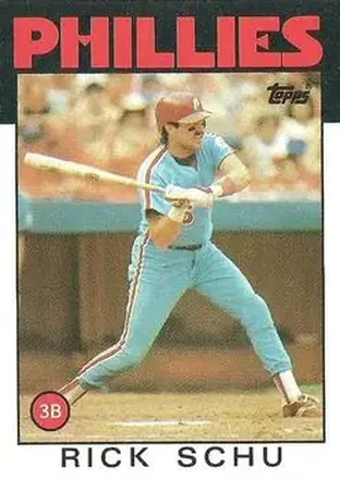1986 Topps #16 Rick Schu