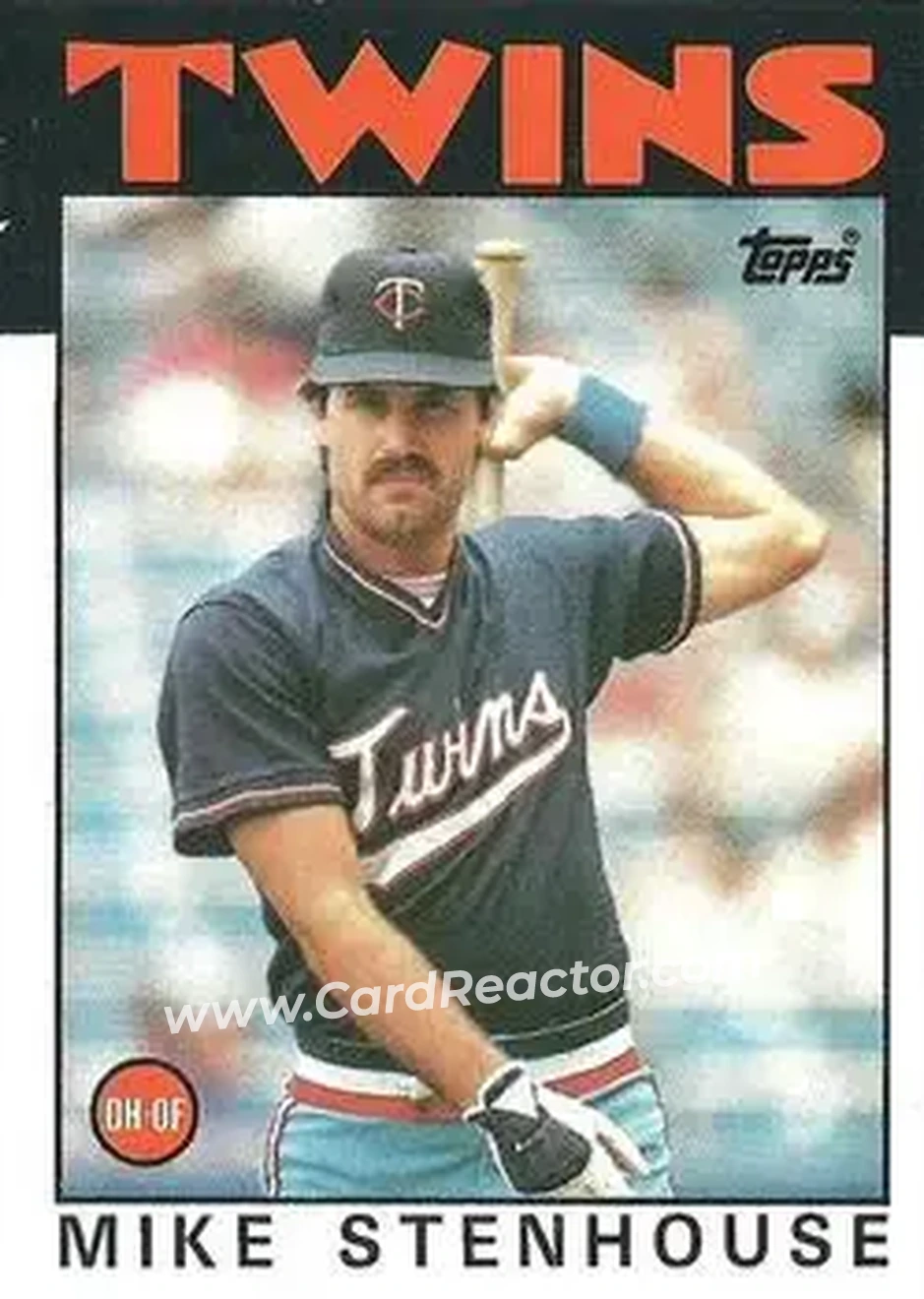 1986 Topps #17 Mike Stenhouse