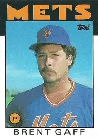 1986 Topps #18 Brent Gaff