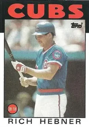 1986 Topps #19 Rich Hebner