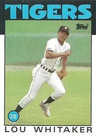1986 Topps #20 Lou Whitaker