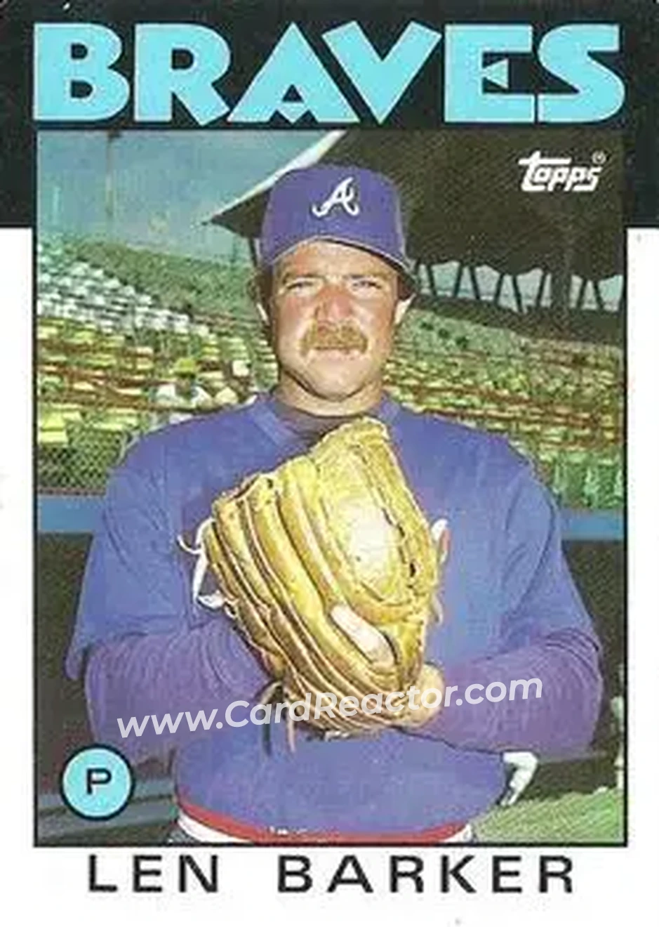 1986 Topps #24 Len Barker