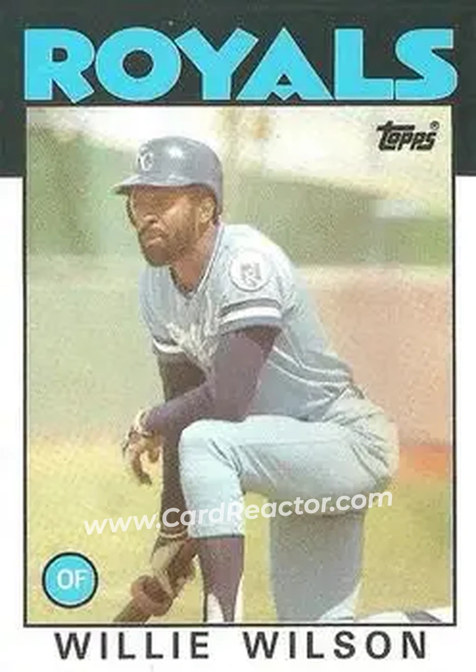 1986 Topps #25 Willie Wilson