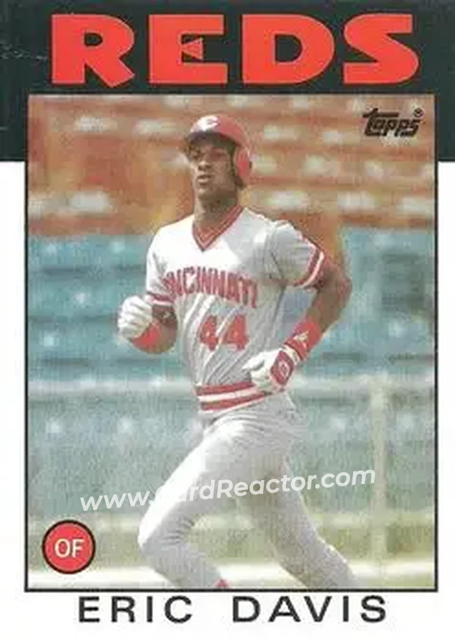 1986 Topps #28 Eric Davis