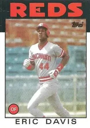 1986 Topps #28 Eric Davis
