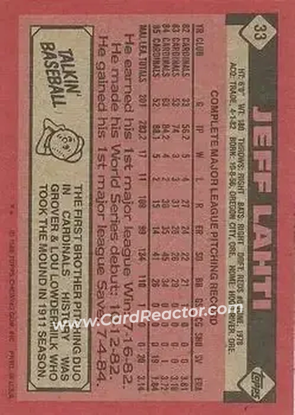 Back of Jeff Lahti