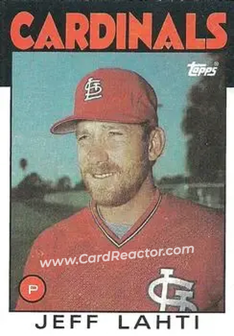 1986 Topps #33 Jeff Lahti