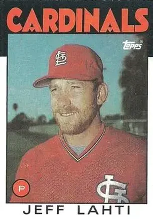 1986 Topps #33 Jeff Lahti