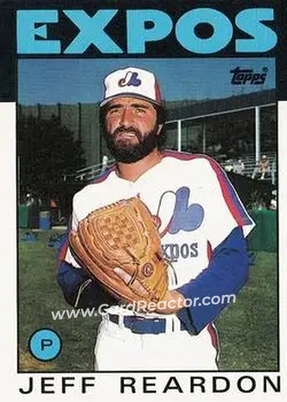 1986 Topps #35 Jeff Reardon
