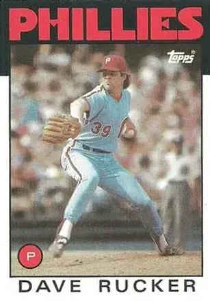 1986 Topps #39 Dave Rucker