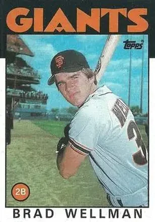 1986 Topps #41 Brad Wellman