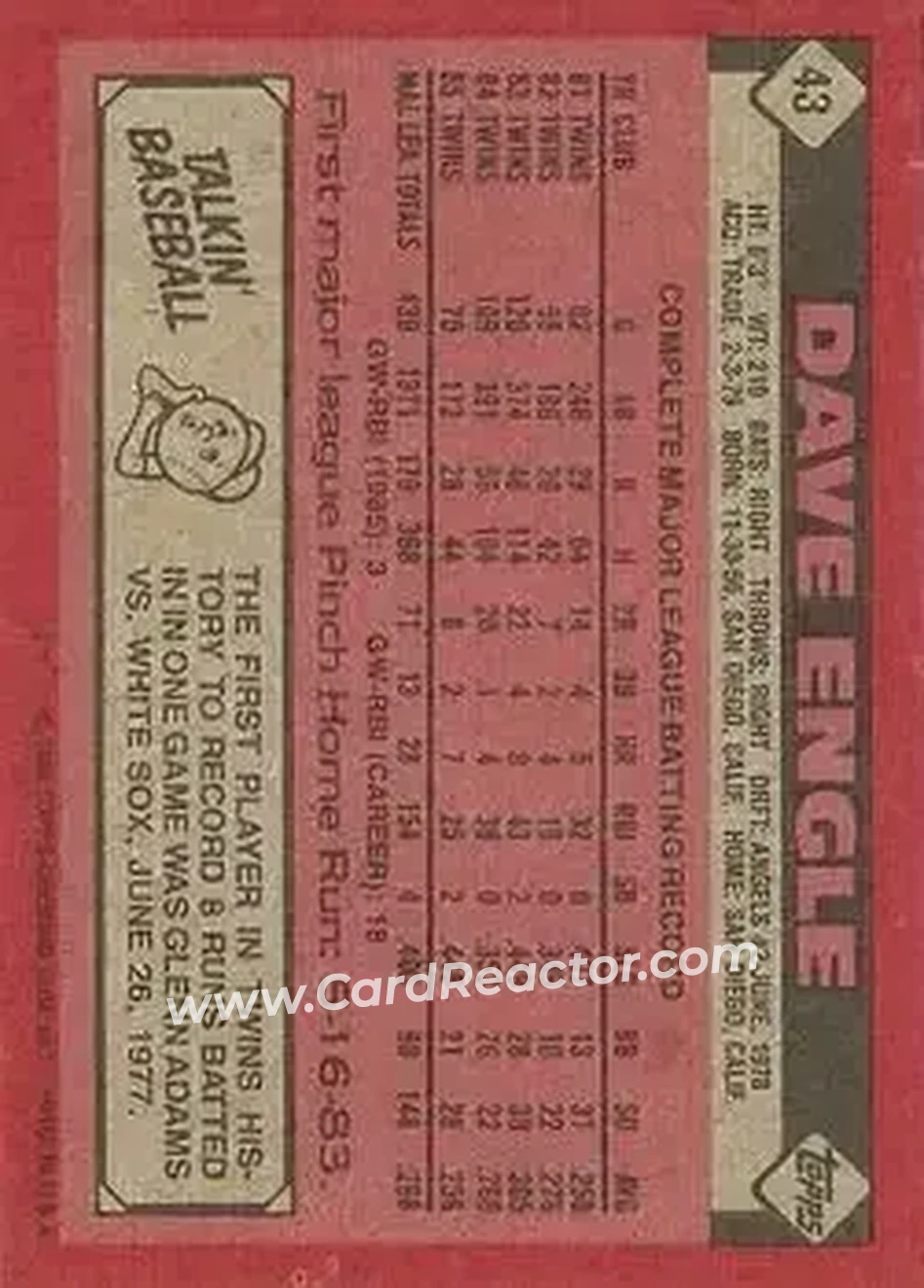 Back of Dave Engle