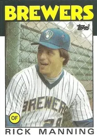 1986 Topps #49 Rick Manning