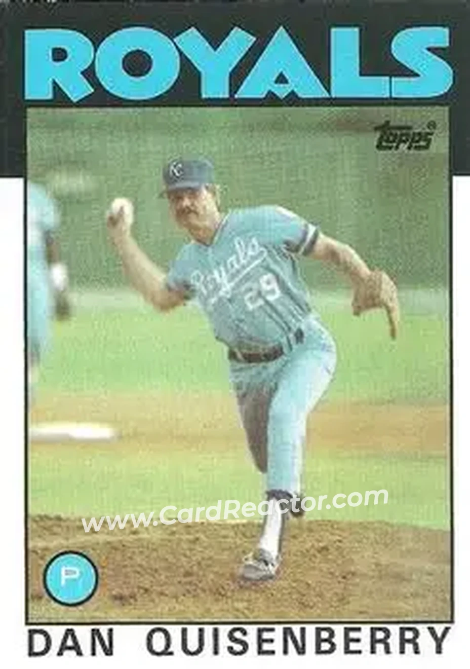 1986 Topps #50 Dan Quisenberry