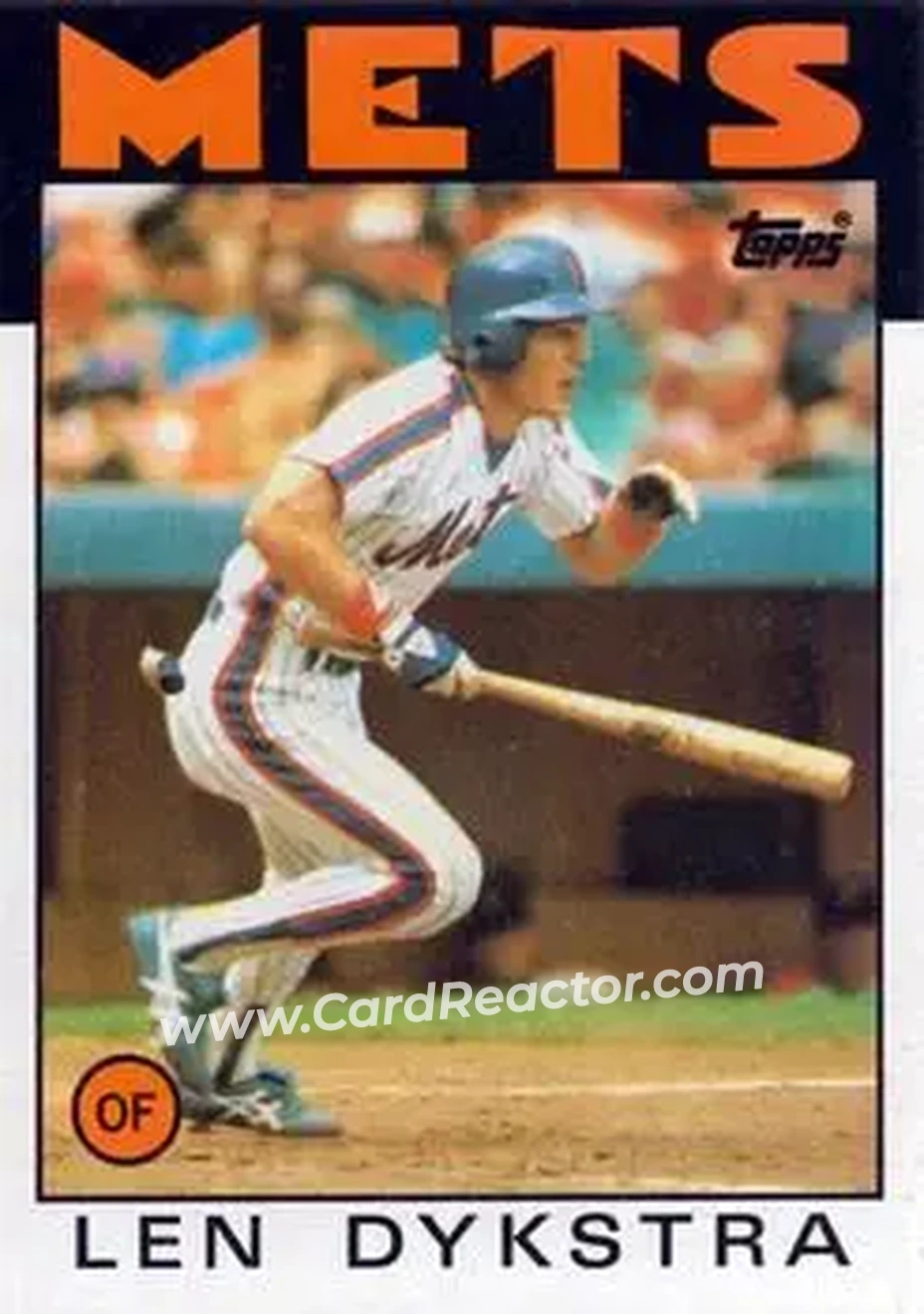 1986 Topps #53 Len Dykstra
