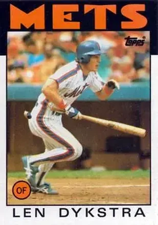1986 Topps #53 Len Dykstra