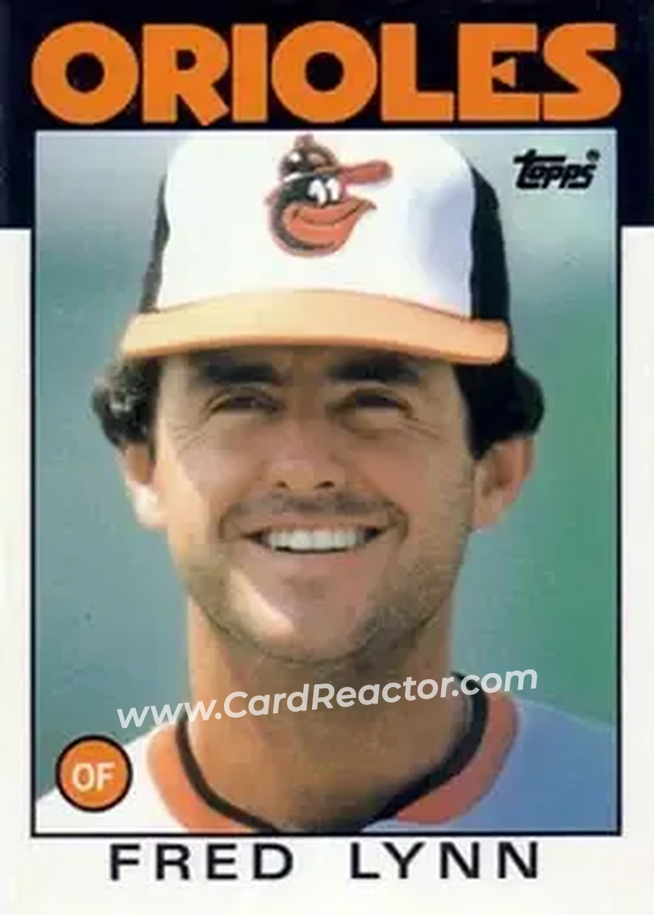 1986 Topps #55 Fred Lynn