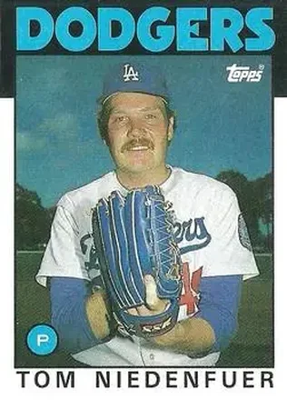 1986 Topps #56 Tom Niedenfuer