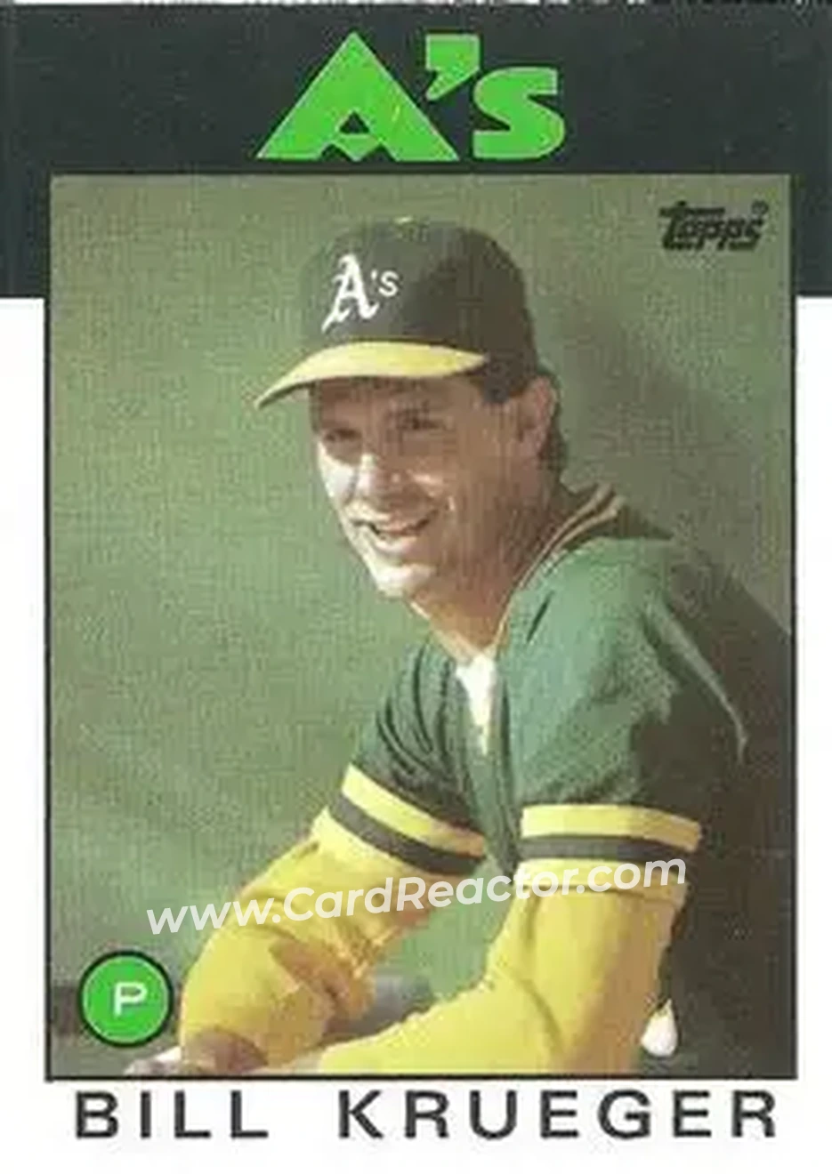 1986 Topps #58 Bill Krueger
