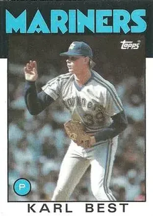 1986 Topps #61 Karl Best