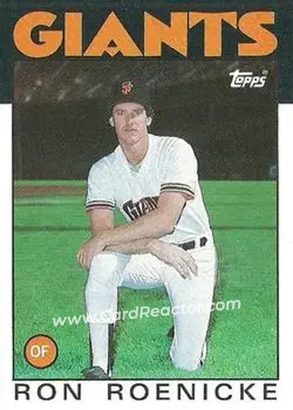 1986 Topps #63 Ron Roenicke