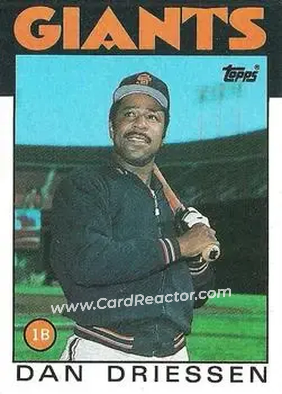 1986 Topps #65 Dan Driessen