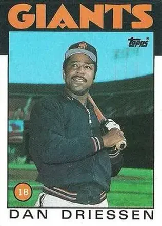 1986 Topps #65 Dan Driessen