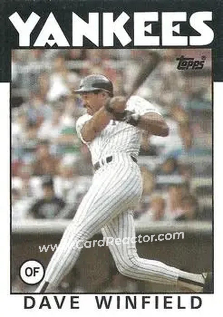 1986 Topps #70 Dave Winfield