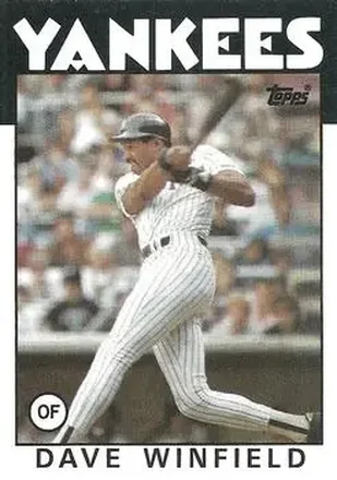 1986 Topps #70 Dave Winfield