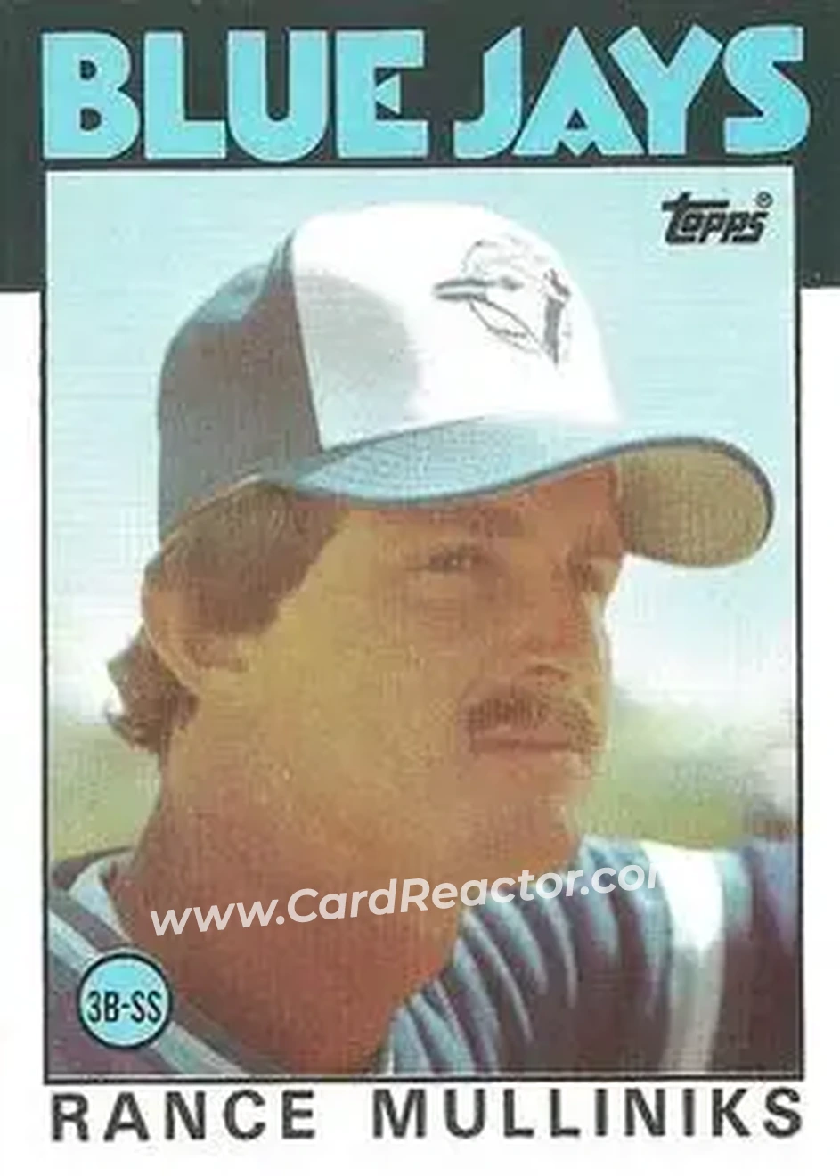 1986 Topps #74 Rance Mulliniks