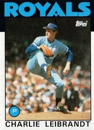 1986 Topps #77 Charlie Leibrandt